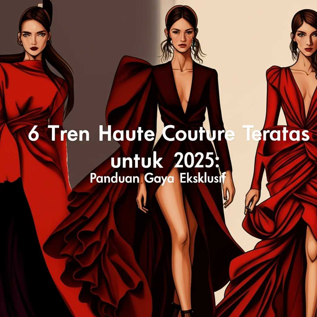 6 Tren Haute Couture Teratas untuk 2025: Panduan Gaya Eksklusif